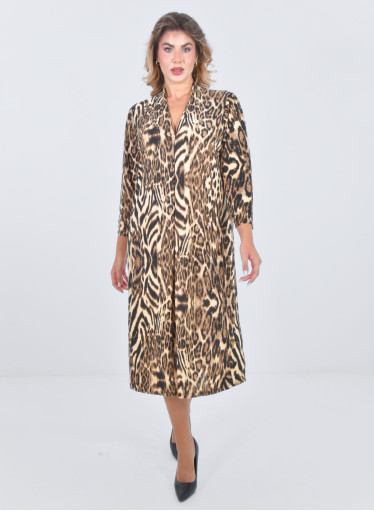 Φόρεμα αέρινο σε διαχρονικό λεοπάρ print