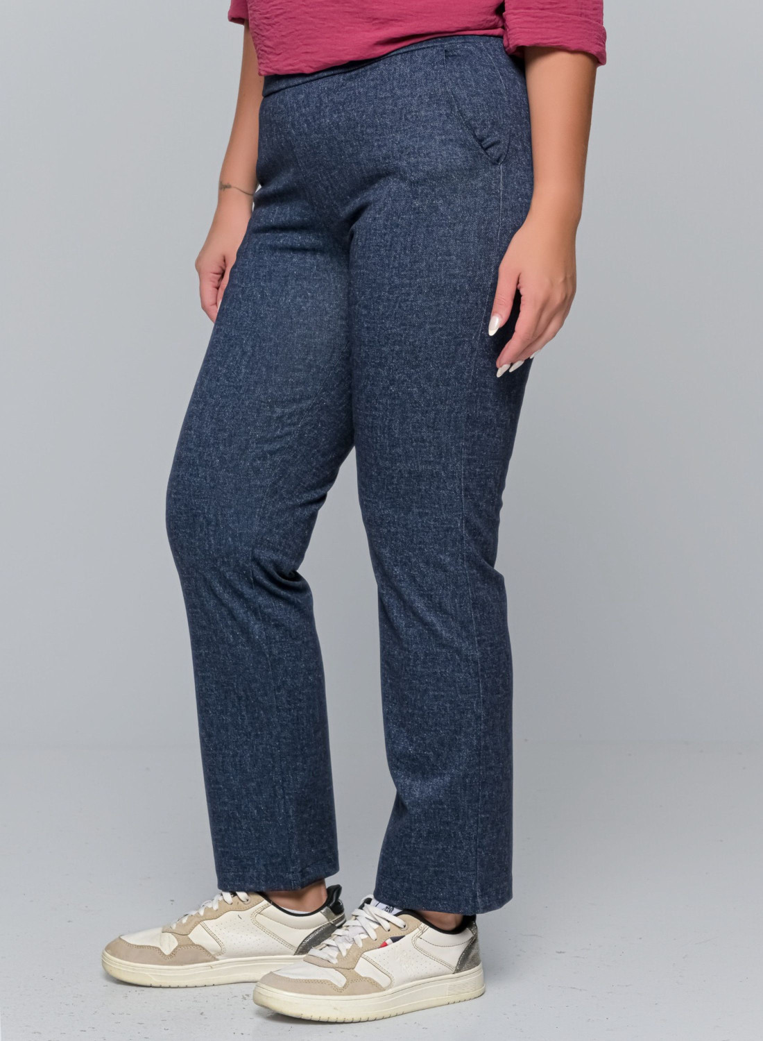 Παντελόνι - κολάν τύπου τζιν με τσέπες