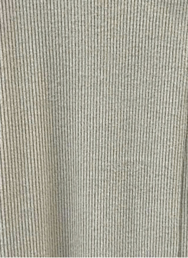 Μπεζ πλεκτή μπλούζα ζιβάγκο σε άνετη γραμμή με πλαϊνό άνοιγμα