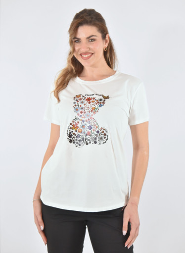 Βαμβακερή μπλούζα με μαγική στάμπα