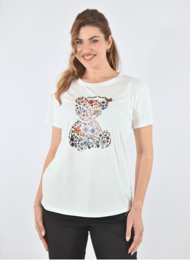 Βαμβακερή μπλούζα με μαγική στάμπα