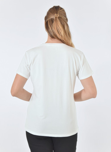 Βαμβακερή μπλούζα με μαγική στάμπα Βαμβακερή μπλούζα με μαγική στάμπα