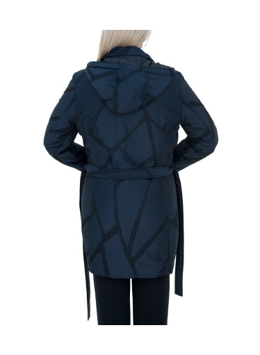 Μακρύ μπουφάν με ζωνάκι Μακρύ μπουφάν με ζωνάκι