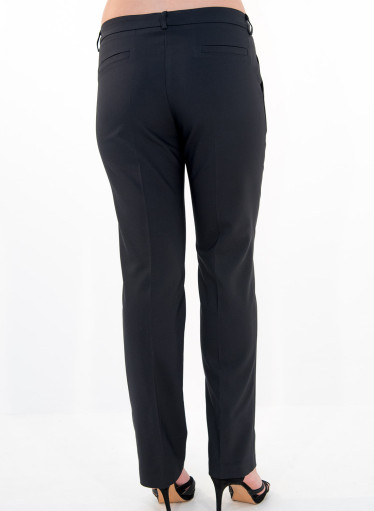 Μαύρο ίσιο παντελόνι