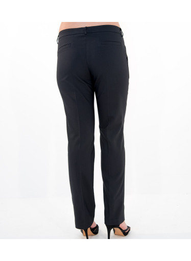 Μαύρο ίσιο παντελόνι