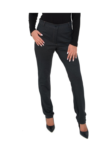 Ελαστικό ανθρακί παντελόνι τύπου τζιν
