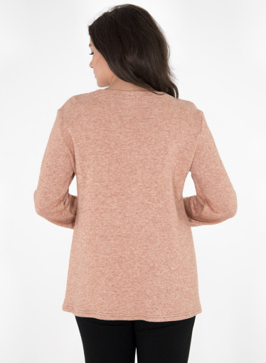 Μαλακή μπλούζα με aztec print