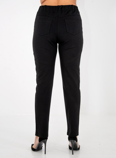 Μαύρο ίσιο παντελονοκολάν