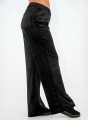 Μαύρο βελουτέ παντελόνι φόρμας