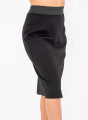 Μαύρη ελαστική φούστα με λάστιχο στη μέση