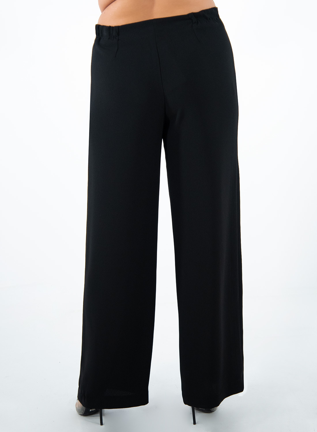 Μαύρη αμπιγιέ παντελόνα