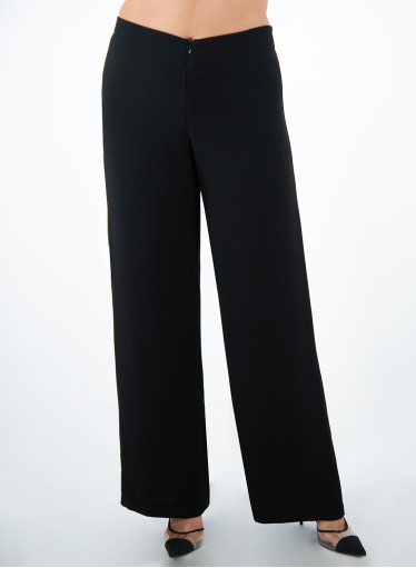 Μαύρη αμπιγιέ παντελόνα