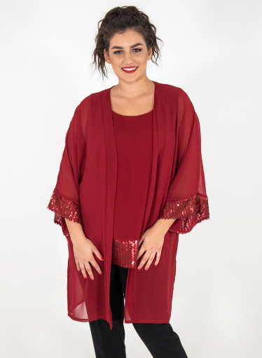 Αμπιγιέ εντυπωσιακό σετ με παγιέτες Αμπιγιέ εντυπωσιακό σετ με παγιέτες