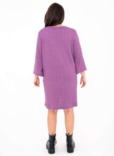 Μωβ ευκολοφόρετο φόρεμα