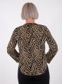 Θηλυκή animal print μπλούζα Θηλυκή animal print μπλούζα