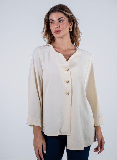 Ευκολοφόρετη μονόχρωμη πουκαμίσα Ευκολοφόρετη μονόχρωμη πουκαμίσα