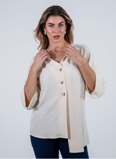 Ευκολοφόρετη μονόχρωμη πουκαμίσα Ευκολοφόρετη μονόχρωμη πουκαμίσα