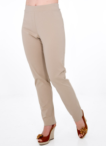 Μπεζ ελαστικό παντελονοκολάν Μπεζ ελαστικό παντελονοκολάν