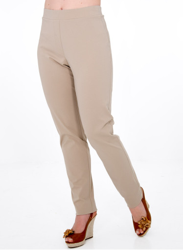 Μπεζ ελαστικό παντελονοκολάν Μπεζ ελαστικό παντελονοκολάν