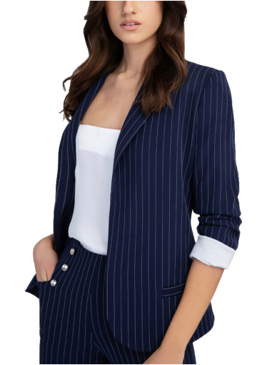 Ριγέ μπλε σακάκι
