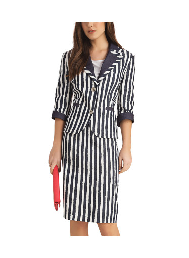 Ριγέ ίσια φούστα