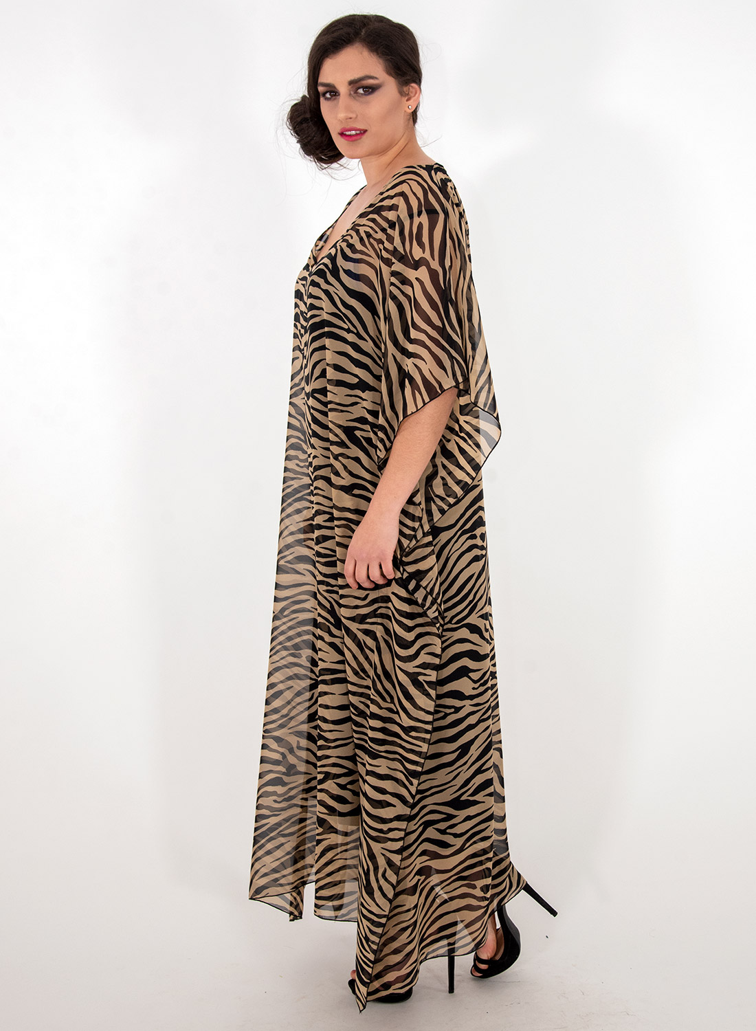 Αέρινο animal print καφτάνι Αέρινο animal print καφτάνι