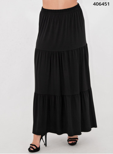 Μάξι μαύρη φούστα