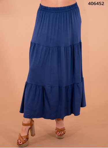 Μπλε μακριά φούστα