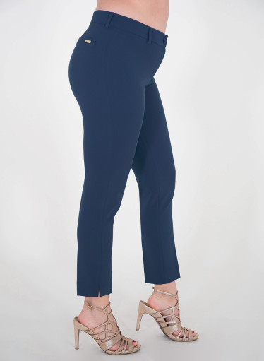Κομψό μπλε παντελόνι Κομψό μπλε παντελόνι