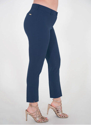 Κομψό μπλε παντελόνι Κομψό μπλε παντελόνι