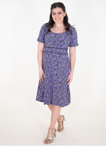 Ευκολοφόρετο φλοράλ φόρεμα