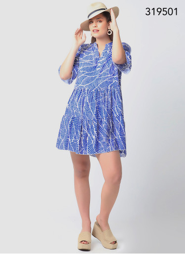 Μοδάτο μπλε φόρεμα