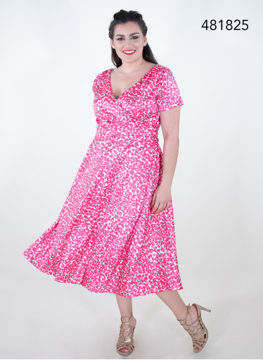 Θηλυκό κρουαζέ midi φόρεμα Θηλυκό κρουαζέ midi φόρεμα