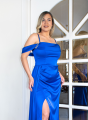 Εντυπωσιακό μπλε ρουά φόρεμα