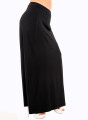 Ευκολοφόρετη μαύρη μάξι φούστα